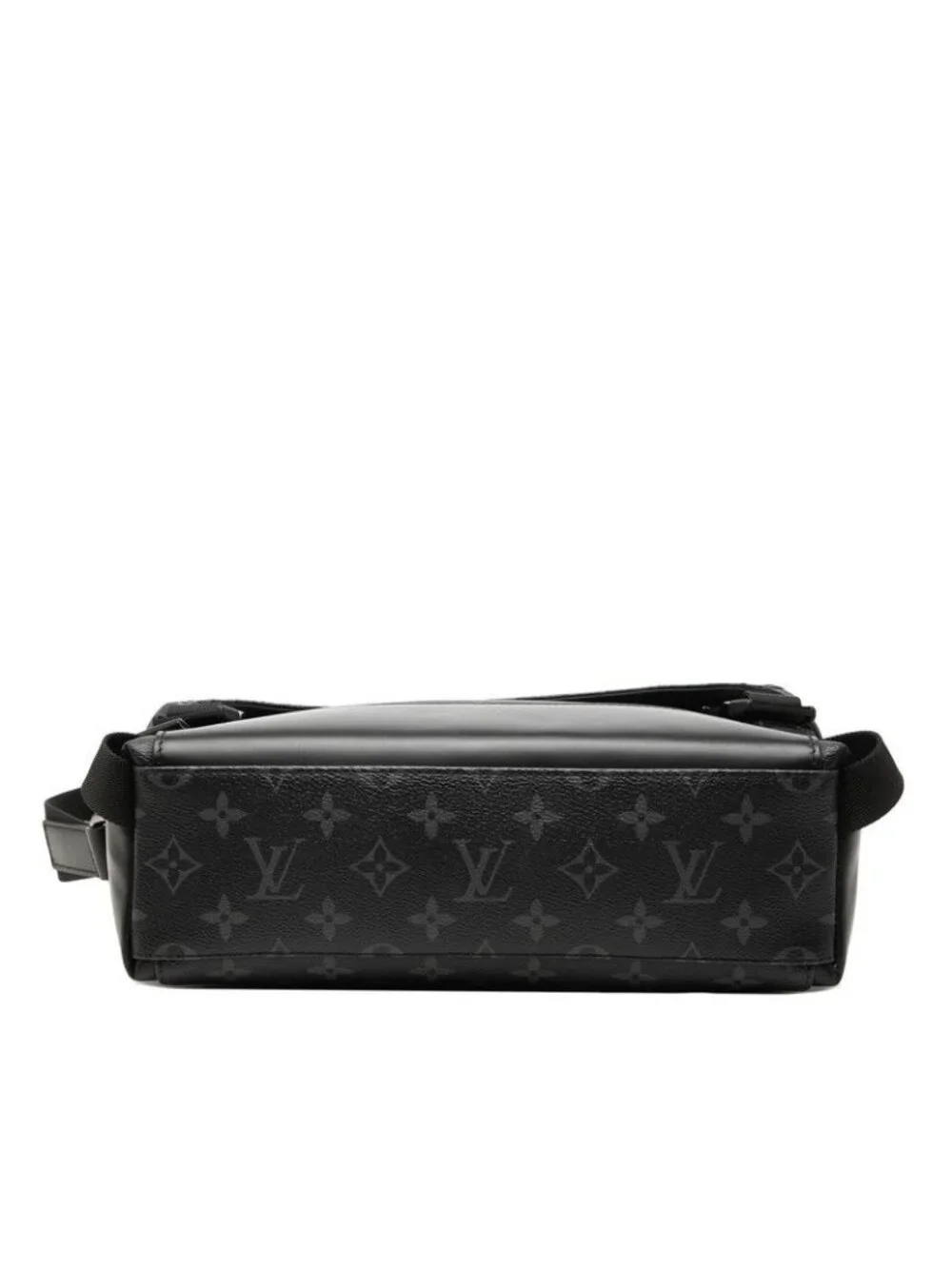 Louis Vuitton Monogram Eclipse Messenger Voyage PM Crossbody Shoulder Bag Black